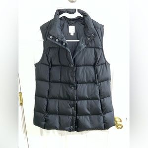 Women’s J.Jill down puffer vest, size XS.